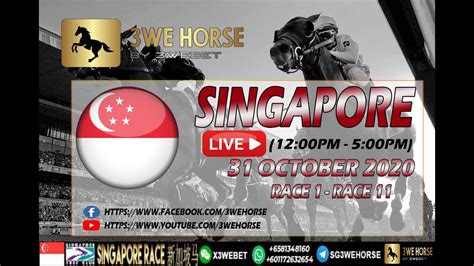 singapore horse racing live today youtube|Race Cards .